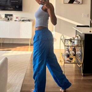 Vintage Stagsport blue ski pants with adjustable waist